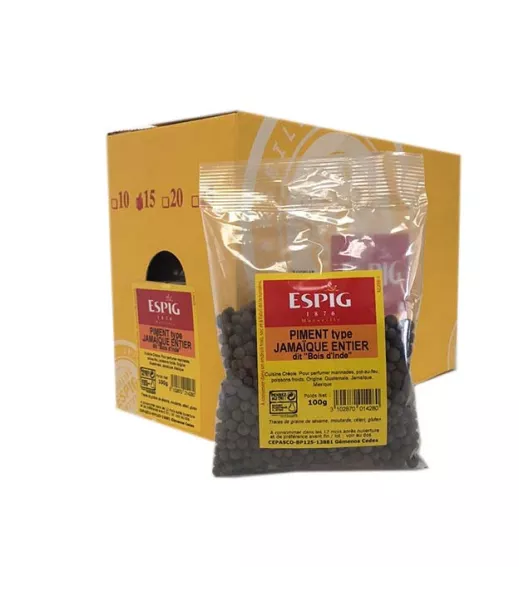 PIMENT JAMAIQUE ENTIER (dit Bois d'Inde) - Espig - 15x100g